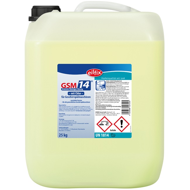 Eilfix Sp lan GSM 14 Mit Chlor Geschirrsp lmittel K chenhygiene 